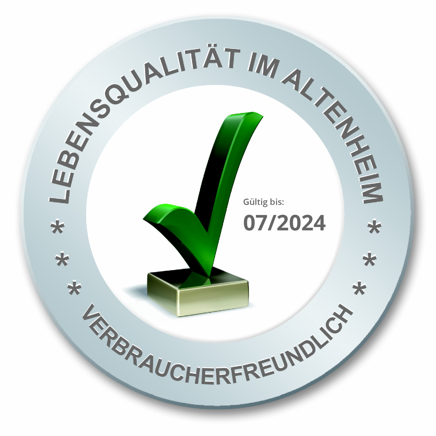 TÜV-Plakette DIN ISO 9001