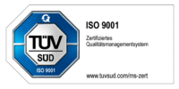 TÜV-Plakette DIN ISO 9001